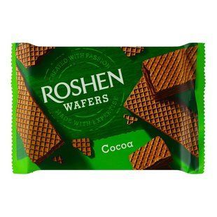 Вафлі Cocoa Wafers Roshen, 72 г