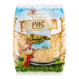 Крупа Рис пропаренний Козацький стандарт , 900 г
