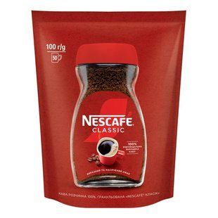 Кава розчинна гранульована Classic Nescafe д/п 100г