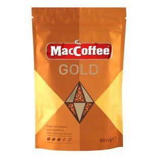 Кава розчинна Gold MacCoffee, 60 г