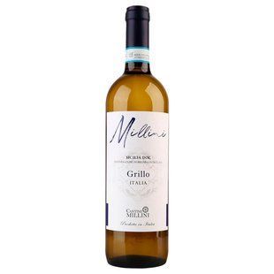Вино Grillo Sicilia DOC біле сухе Millini, пл 0.75 л