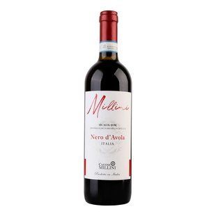 Вино Nero D'Avola Sicilia DOC червоне сухе Millini, пл 0.75 л