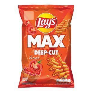 Чипси картопляні Сальса Deep-cut Max Lay's, 95г