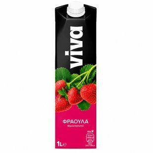 Напій соковий полуничний Viva, 1 л