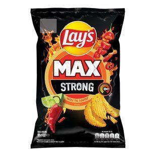 Чипси картопляні Чилі та лайм Strong Max Lay's, 95г