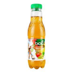 Нектар освітлений пастеризований яблучно-виноградний Biola п/пл 0.5л