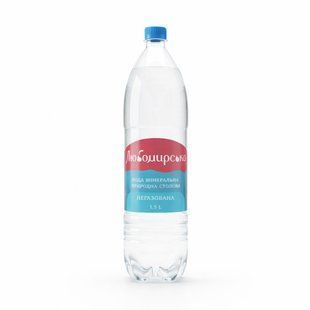 Вода мінеральна негазована Любомирська, 1.5 л