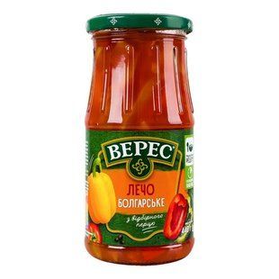 Консервоване лечо Болгарське Верес, 440 г