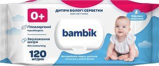 Вологі серветки з екстрактом липи Bambik, 72 шт/уп.