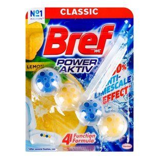 Блок для очищення унітазу Lemon Power Aktiv Bref, 1 шт/уп.