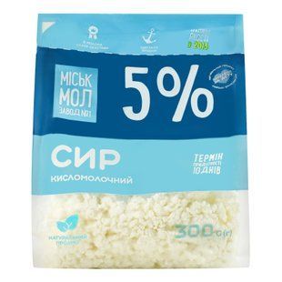 Сир кисломолочний 5% ГМЗ, м/у 300г