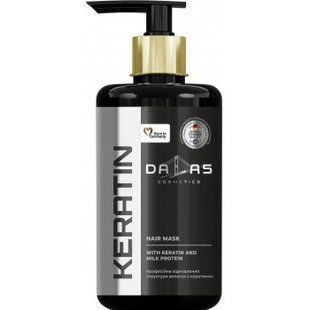 Маска для волосся з кератином, колагеном і гіалуроновою кислотою Hair Pro-tox Dalas, 900 мл