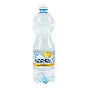 Вода газована лимон-апельсин Оболонська, 1 л