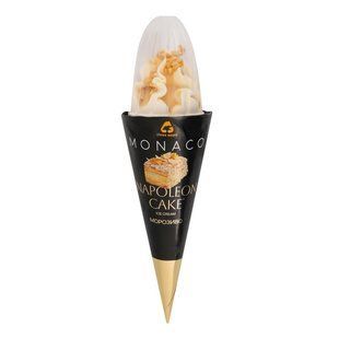 Морозиво Monaco Napoleon cake двошарове вафельний ріжок Monaco. 150 г