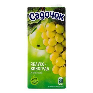 Нектар Виноград-Яблуко Садочок, 0.95 л