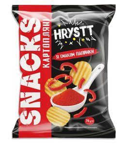 Снеки картопляні зі смаком бекону Hrystt, 70 г