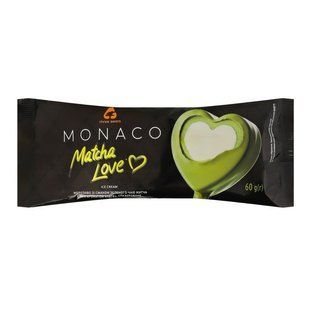 Морозиво Monaco Matcha Love двошарове глазур паличка Monaco. 60 г