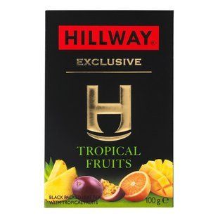Чай листовий чорний Tropical fruits Exclusive Hillway, 100 г