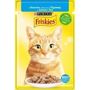 Корм для котів з лососем у підливці Friskies, 85 г