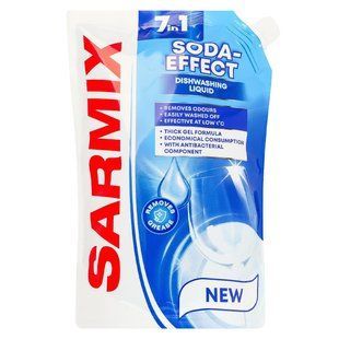 Гель для миття посуду сода ефект Sarmix, 450 мл