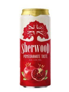 Напій на основі пива газований Гранат з/б Sherwood, 0.5 л