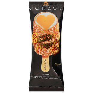 Морозиво Monaco Кокос-Манго двошарове глазур паличка Monaco. 70 г