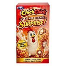 Хрустка молочна цукерка з печивом Chick Chick PPU, 60 г