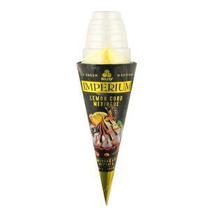 Морозиво ріжок Imperium Лимонний курд Рудь, 100 г