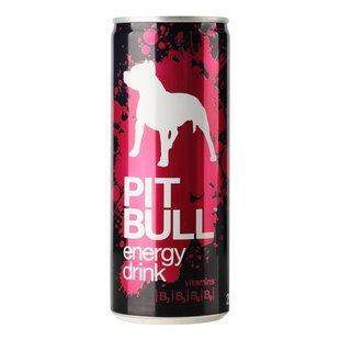 Напій енергетичний б/а газований ж/б Pit Bull, 0.25 л