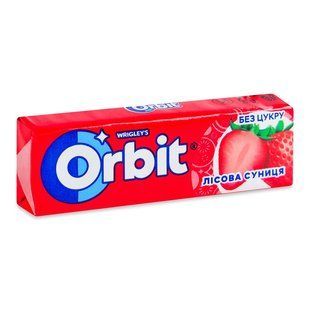 Жувальна гумка Orbit Лісова суниця, 14г