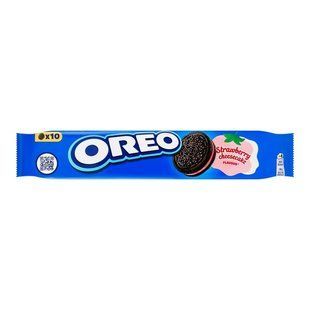 Печиво з какао та начинкою Strawberry cheesecake Oreo, 95 г