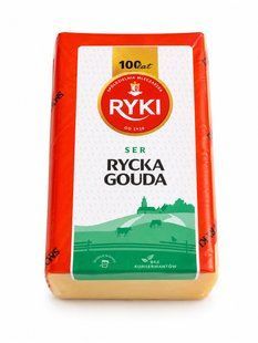 Сир твердий 45% Гауда Ryki, 100 г