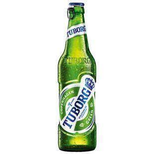 Пиво світле Green Tuborg, 0.5 л