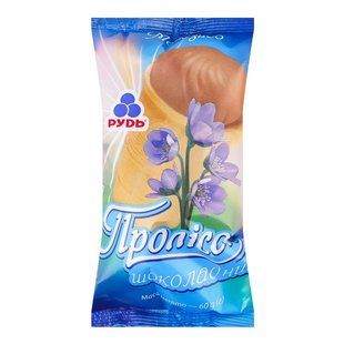 Морозиво Пролісок шоколад Рудь, 60 г
