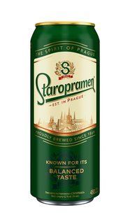 Пиво світле з/б Staropramen, 0.48 л