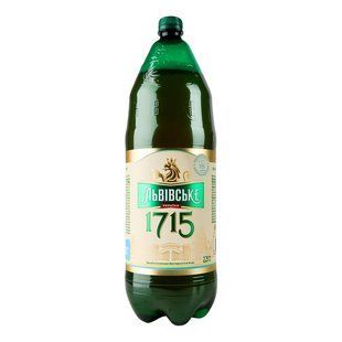 Пиво світле 1715 Львівське, 2.25 л