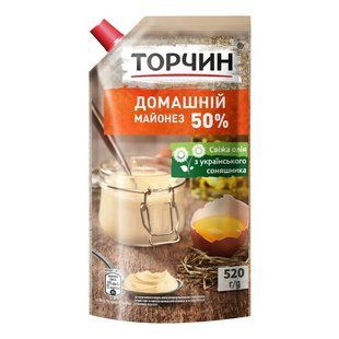 Майонез 50% Домашній Торчин, 520 г