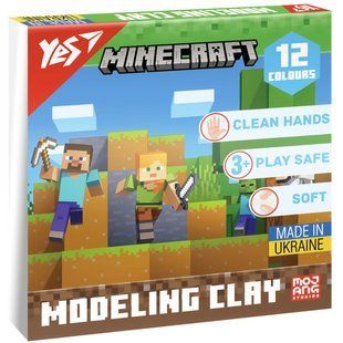 Пластилін Minecraft 12 кольрiв Yes , 240 г