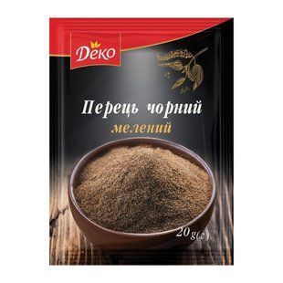 Перець чорний молотий Деко, 20 г