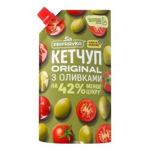 Кетчуп Original з оливками Pripravka, 250 г