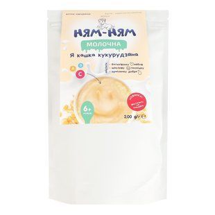 Каша кукурудзяна молочна з цукром Ням-ням, 200г