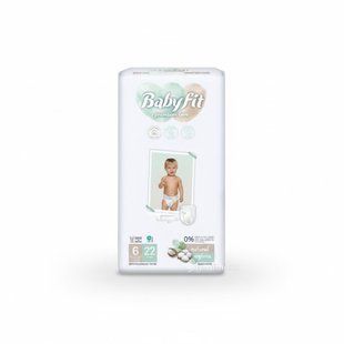 Трусики підгузки для дітей 15-25 кг Xlarge 6 Babyfit, 22 шт/уп.