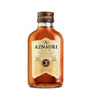 Бренді V.S. 3 роки витримки Aznauri, 0.1 л