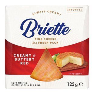 Сир 60% м'який Creamy&Buttery Red Briette, 125г