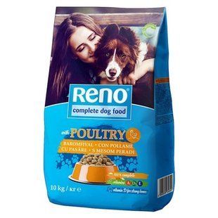 Корм сухий для собак з птицею Reno, 100 г