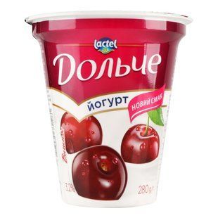 Йогурт 3.2% Вишня Дольче, 280 г