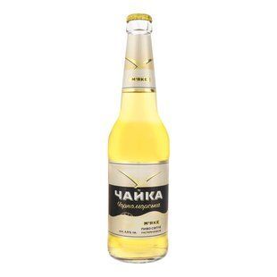 Пиво світле М'яке Чайка Чорноморська, 0.45 л