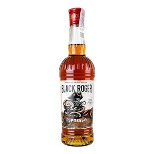 Спиртний напій з ромом 35% Black Roger Espresso, 0.5 л