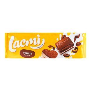 Шоколад молочний з с начинкой и вкусом тірамісу Lacmi Roshen, 270 г