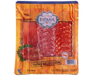 Хамон Серрано Бодега, Ковбаса Чорізо та Сальчічон екстра Espana, 100 гр
